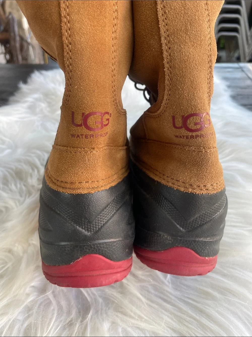 Ugg Ludvig Kids Tan Winter Boots